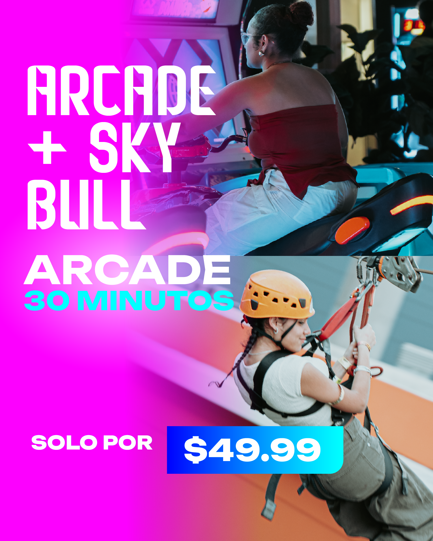 SKY BULL & 30-MIN TIMEPLAY CARD